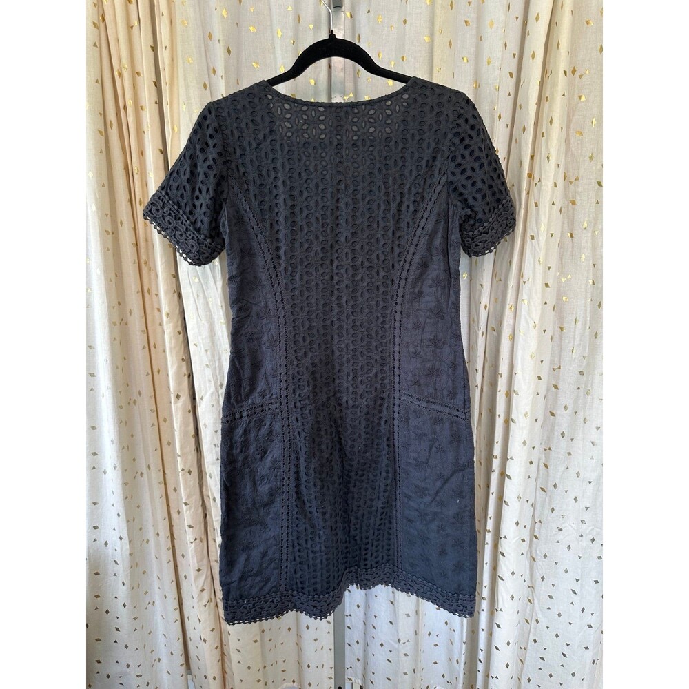 Sundance Women's 100% Cotton Bohemian Embroidered Eyelet Lace River Dress 4 - Picture 3 of 5
